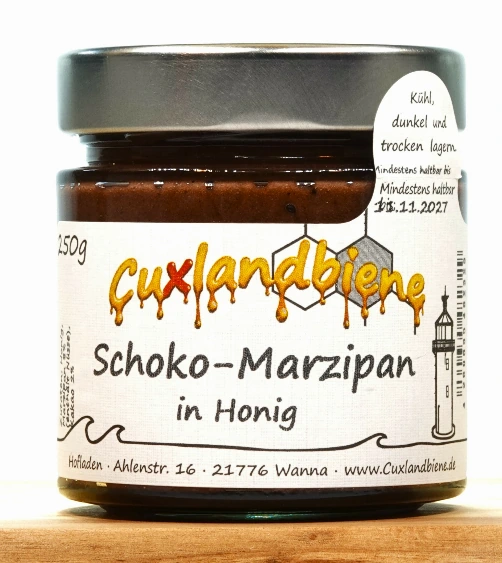 Schoko-Marzipan in Honig 1
