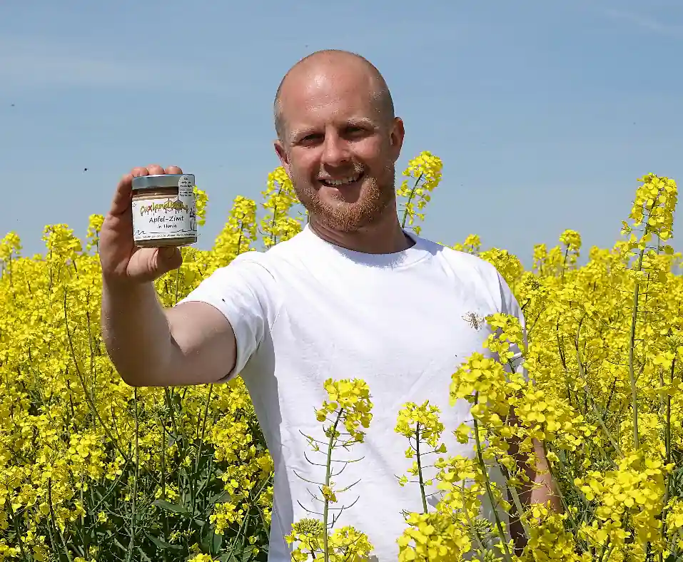 Apfel-Zimt in Honig -  Alex im Raps