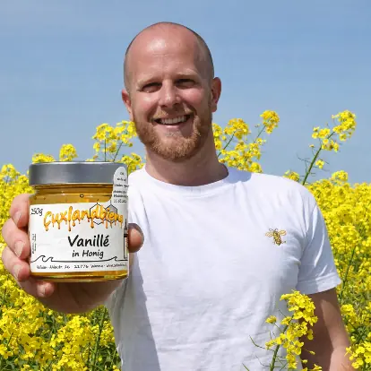 Vanille in Honig - fluessig -  Alex im Raps
