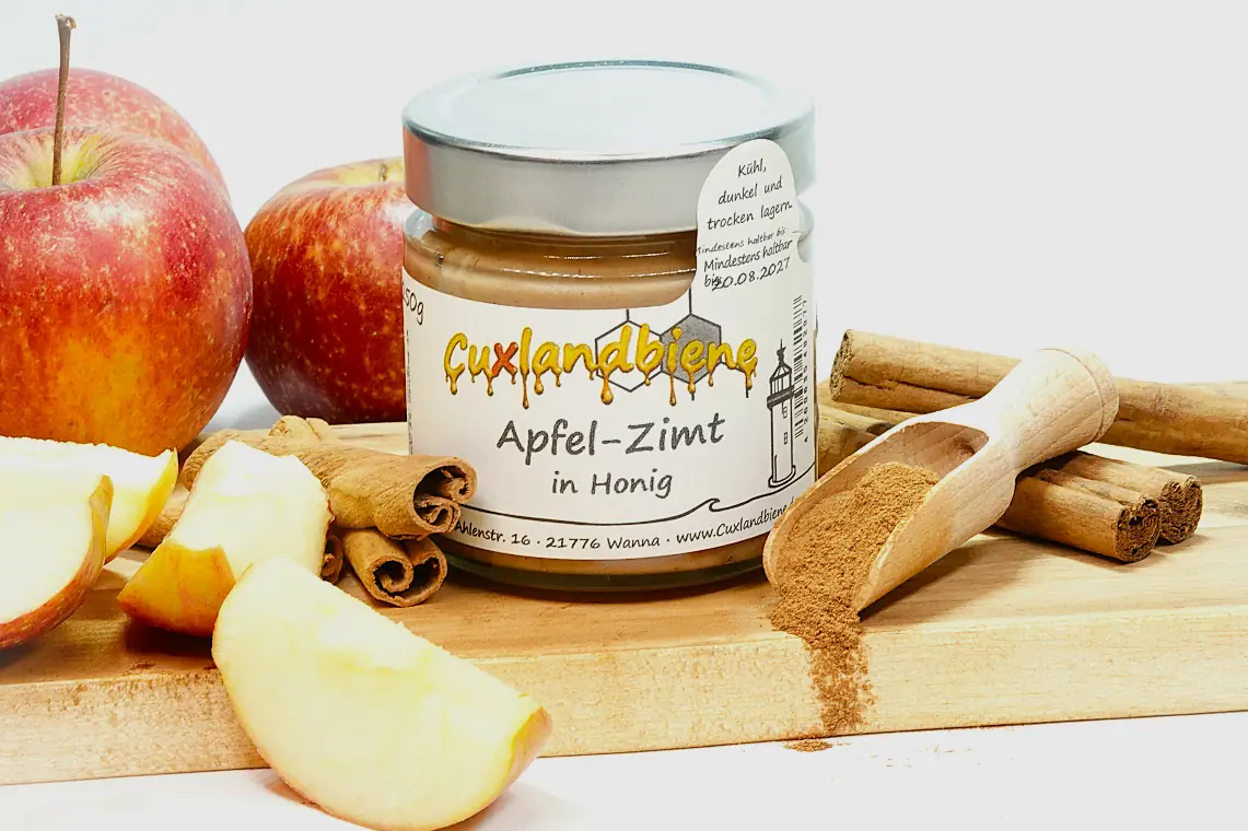 Apfel-Zimt in Honig 3