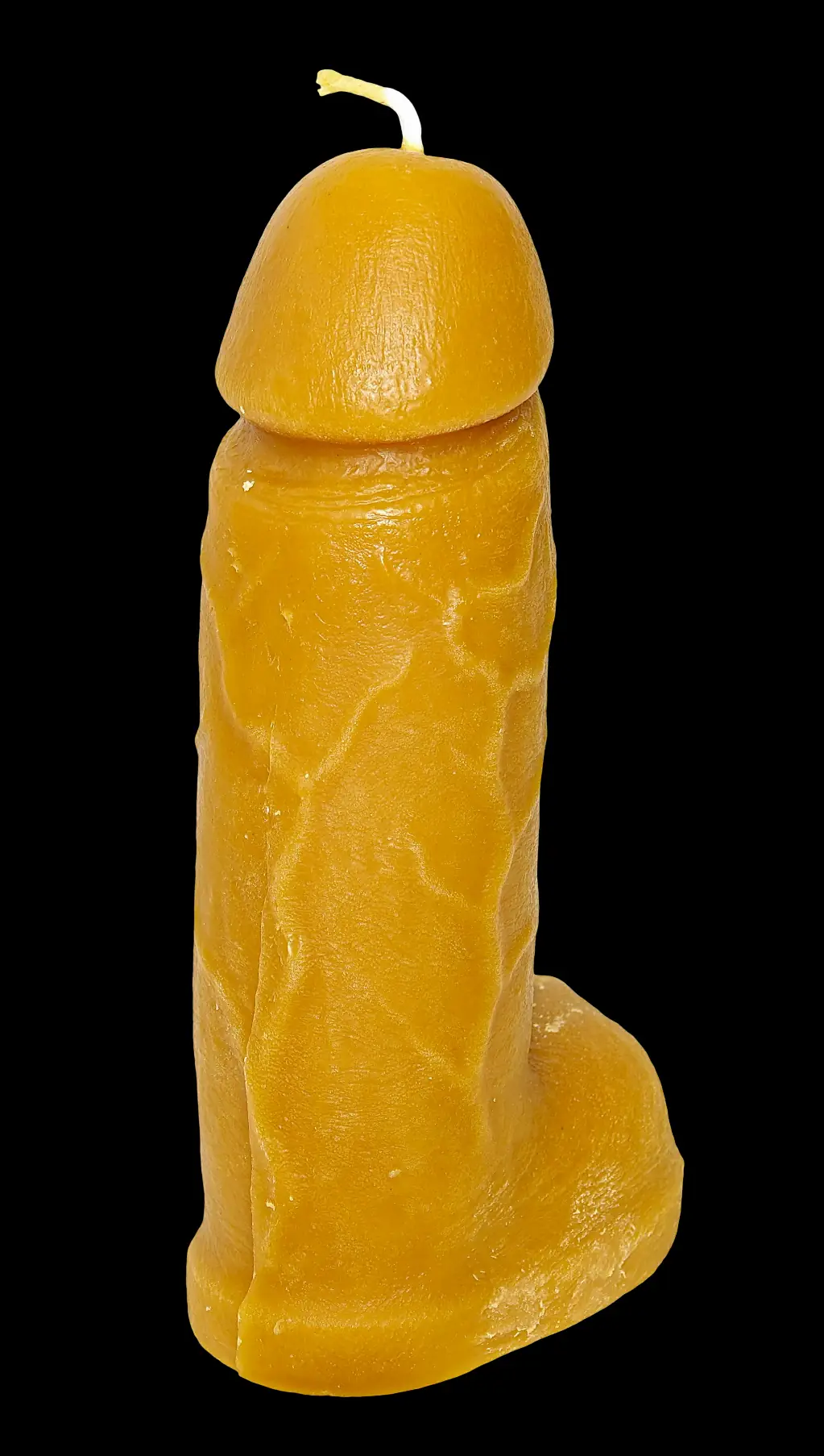 Helmut 2 - Gelb - Santa Pauli - Bienenwachskerze(1)