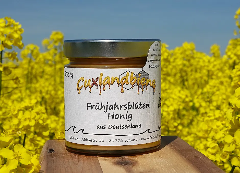 Fruehjahrsbluetenhonig 500g - Rapsfeld Fruehjahrsbluetenhonig 500g - Rapsfeld