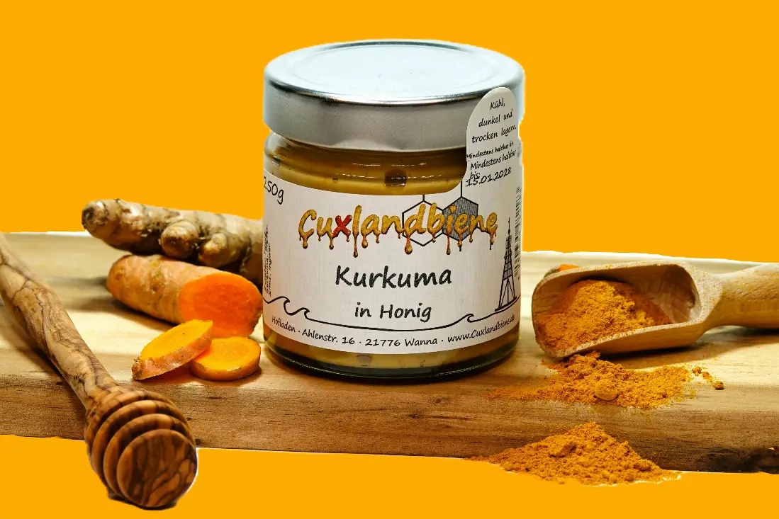 Kurkuma in Honig 4