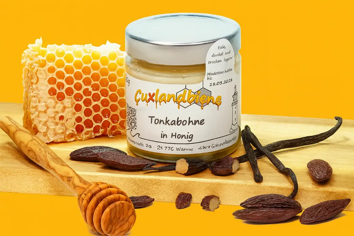 Tonkabohne in Honig 4