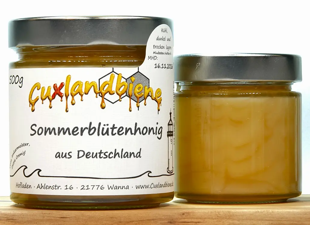 Sommerbluetenhonig 500g und 250g Sommerbluetenhonig 500g und 250g