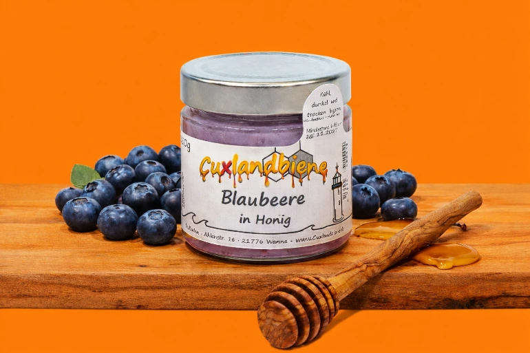 Blaubeere in Honig 4