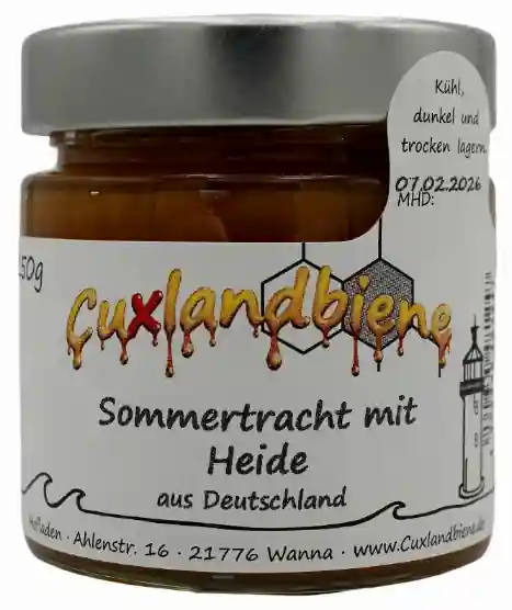 Sommertracht mit Heide 250g mit Etikett