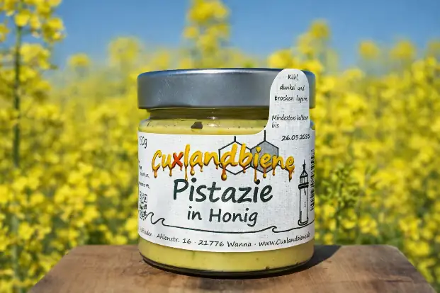 Pistazie in Honig - Rapsfeld